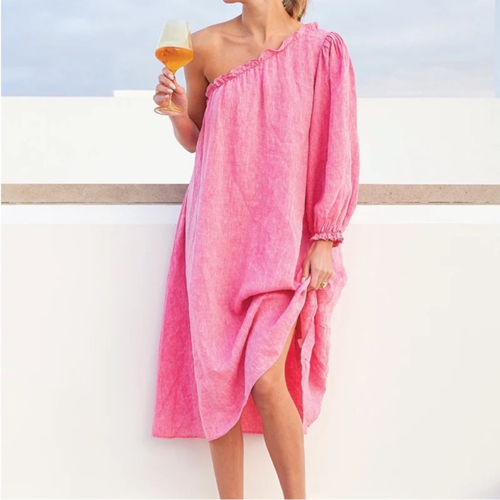 Lake Pajamas Linen Milly Dress